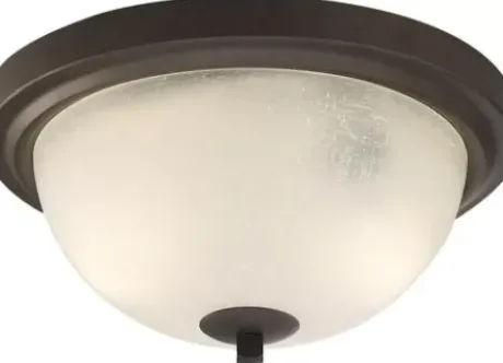* Indoor Lighting|Deals Patriot Lighting® Grenadier Oil-Rubbed Bronze 2-Light Flush Mount Ceiling Light