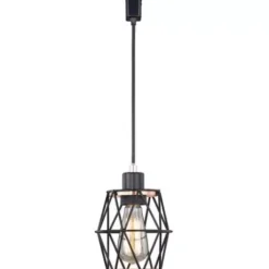 * Indoor Lighting|Deals Patriot Lighting® Liam Black 1-Light Track Lighting Pendant