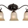 * Indoor Lighting|Deals Patriot Lighting® Mavis Oil-Brushed Bronze With Gold Accent 3-Light Vanity Light