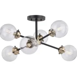 * Indoor Lighting|Deals Patriot Lighting® Orbit Oil Rubbed Bronze Semi-Flush Mount Ceiling Light