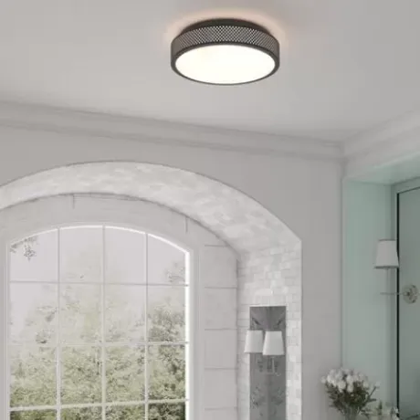* Indoor Lighting|Deals Patriot Lighting® Pixel Black Integrated Led Flush Mount Ceiling Light