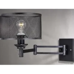 * Indoor Lighting|Deals Patriot Lighting® Polk Warm Pewter 1 Light Wall Light