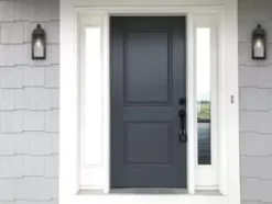 * Outdoor Lighting|Deals Patriot Lighting® Reanne Matte Black Dust To Dawn Outdoor Wall Light