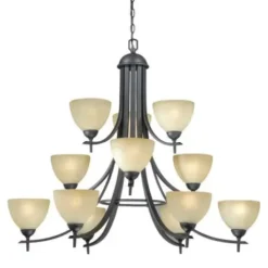 * Indoor Lighting|Deals Patriot Lighting® Somerville 12-Light Oil-Rubbed Bronze Chandelier