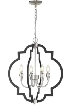 * Indoor Lighting|Deals Patriot Lighting® Tamara Black 4-Light Pendant