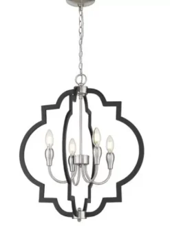* Indoor Lighting|Deals Patriot Lighting® Tamara Black 4-Light Pendant