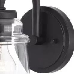 * Indoor Lighting|Deals Patriot Lighting® Toledo Matte Black 1 Light Vanity Light