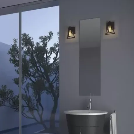 * Indoor Lighting|Deals Patriot Lighting® Tribeck Matte Black 1-Light Vanity Light