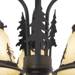 * Indoor Lighting|Deals Patriot Lighting® Yosemite Burnished Bronze 2 Light Semi-Flush Mount Ceiling Light