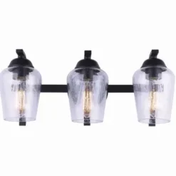 * Indoor Lighting|Discount Patriot Lighting® Kari Matte Black 3-Light Vanity Light