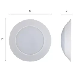 * Indoor Lighting|Discount Patriot Lighting® Gabbie White Integrated Led Flush Mount Ceiling Light – 6 Pack