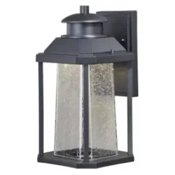 * Outdoor Lighting|Discount Patriot Lighting® Eliza Textured Black Led Outdoor Wall Light