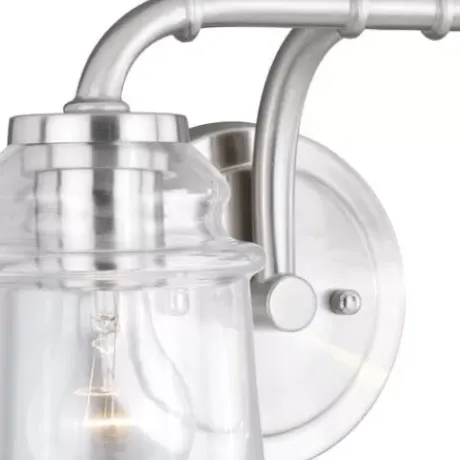 * Indoor Lighting|Discount Patriot Lighting® Toledo Satin Nickel 2 Light Vanity Light