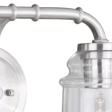 * Indoor Lighting|Discount Patriot Lighting® Toledo Satin Nickel 2 Light Vanity Light