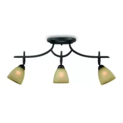 * Indoor Lighting|Discount Patriot Lighting® Somerville 3-Light Bronze Track Lighting Set