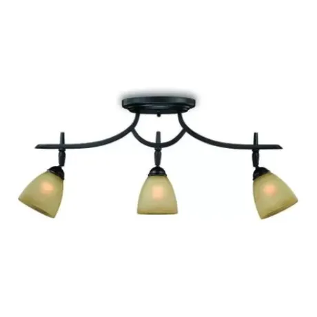 * Indoor Lighting|Discount Patriot Lighting® Somerville 3-Light Bronze Track Lighting Set