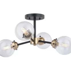 * Indoor Lighting|Discount Patriot Lighting® Orbit Oil Rubbed Bronze 4 Light Semi-Flush Mount Ceiling Light