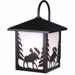 * Outdoor Lighting|Discount Patriot Lighting® Moose Burnished Bronze Outdoor Wall Light