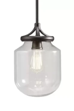 * Indoor Lighting|Discount Patriot Lighting® Judd 13″ Olde Bronze 1-Light Mini Pendant