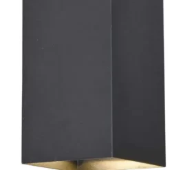 * Outdoor Lighting|Discount Patriot Lighting® Lavage Textured Black Led Outdoor Wall Light