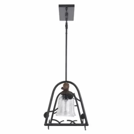 * Indoor Lighting|Discount Patriot Lighting® Spruce Black Walnut 4-Light Island Light
