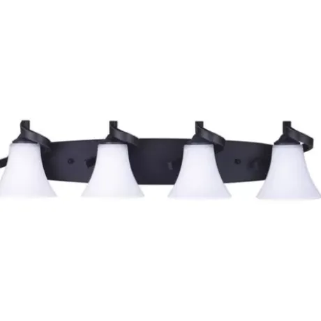 * Indoor Lighting|Discount Patriot Lighting® Dee Rubbed Antique Bronze 4-Light Vanity Light