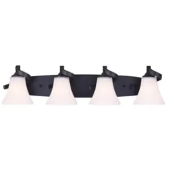 * Indoor Lighting|Discount Patriot Lighting® Dee Rubbed Antique Bronze 4-Light Vanity Light