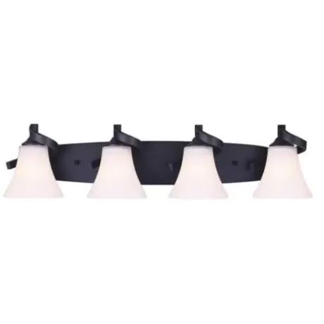 * Indoor Lighting|Discount Patriot Lighting® Dee Rubbed Antique Bronze 4-Light Vanity Light