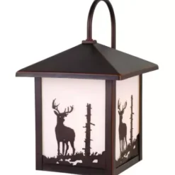 * Outdoor Lighting|Discount Patriot Lighting® Deer Burnished Bronze Outdoor Wall Light