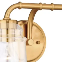 * Indoor Lighting|Discount Patriot Lighting® Toledo Natural Brass 2 Light Vanity Light