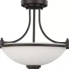 * Indoor Lighting|Flash Sale Patriot Lighting® Camden Oil-Rubbed Bronze 3-Light Semi-Flush Mount Ceiling Light
