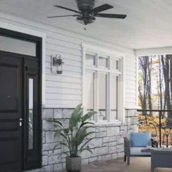 * Ceiling Fans|Flash Sale Patriot Lighting™ Annetta 52″ Matte Black Led Indoor/Outdoor Ceiling Fan
