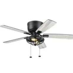 * Ceiling Fans|Flash Sale Patriot Lighting™ Annetta 52″ Matte Black Led Indoor/Outdoor Ceiling Fan