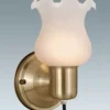 * Indoor Lighting|Flash Sale Patriot Lighting® Burley 1-Light Antique Brass Indoor Wall Light