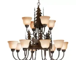 * Indoor Lighting|Flash Sale Patriot Lighting® Yellowstone 12-Light Burnished Bronze Chandelier