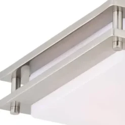 * Indoor Lighting|Flash Sale Patriot Lighting® Horizon Satin Nickel Flush Mount Ceiling Light