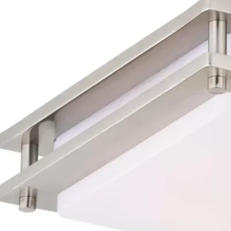 * Indoor Lighting|Flash Sale Patriot Lighting® Horizon Satin Nickel Flush Mount Ceiling Light