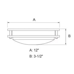 * Indoor Lighting|Flash Sale Patriot Lighting® Horizon Satin Nickel Flush Mount Ceiling Light