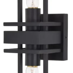 * Indoor Lighting|Flash Sale Patriot Lighting® Marquis Matte Black 2 Light Wall Light