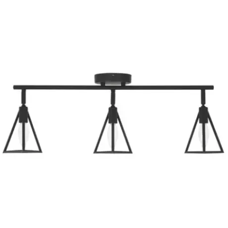 * Indoor Lighting|Flash Sale Patriot Lighting® Tribeck Matte Black 3-Light Fixed Track Light