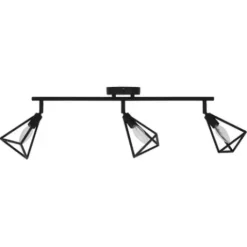 * Indoor Lighting|Flash Sale Patriot Lighting® Tribeck Matte Black 3-Light Fixed Track Light