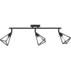 * Indoor Lighting|Flash Sale Patriot Lighting® Tribeck Matte Black 3-Light Fixed Track Light