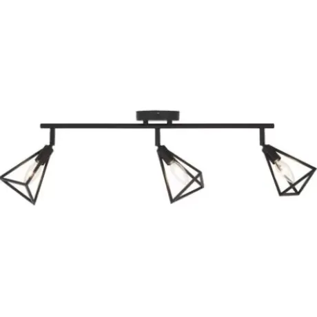 * Indoor Lighting|Flash Sale Patriot Lighting® Tribeck Matte Black 3-Light Fixed Track Light