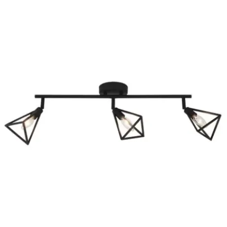 * Indoor Lighting|Flash Sale Patriot Lighting® Tribeck Matte Black 3-Light Fixed Track Light