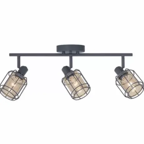 * Indoor Lighting|Flash Sale Patriot Lighting® Dorian Matte Gray 3-Light Track Light