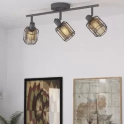 * Indoor Lighting|Flash Sale Patriot Lighting® Dorian Matte Gray 3-Light Track Light