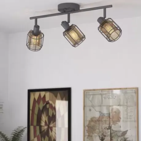 * Indoor Lighting|Flash Sale Patriot Lighting® Dorian Matte Gray 3-Light Track Light