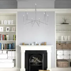 * Indoor Lighting|Flash Sale Patriot Lighting® Kedzie Polished Nickel 9 Light Chandelier