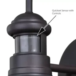 * Outdoor Lighting|Flash Sale Patriot Lighting® Dualux® Franklin Oil-Burnished Bronze Outdoor Wall Light