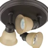 * Indoor Lighting|Flash Sale Patriot Lighting® Port Oil-Rubbed Bronze 3-Light Flush Mount Ceiling Light
